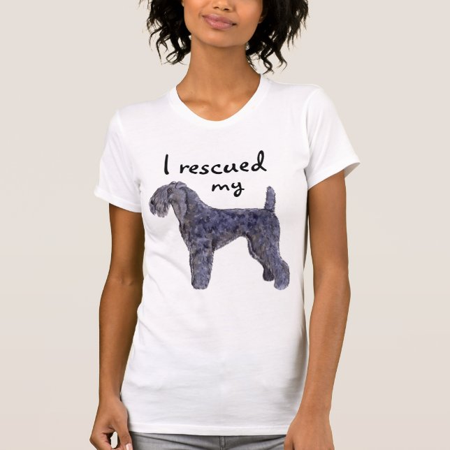 Rescue Kerry Blue T-Shirt (Vorderseite)