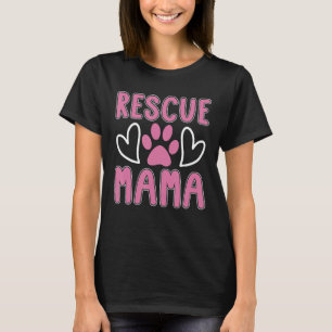 Rescue Mama Adoption verletzte Liebe Tier T-Shirt