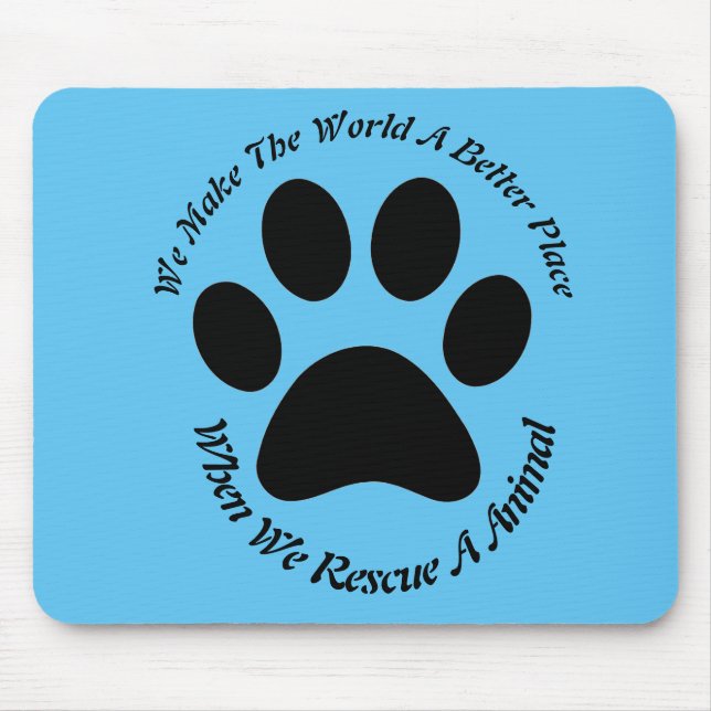 Rescue Mouse Pad von Sommer Hamilton Mousepad (Vorne)