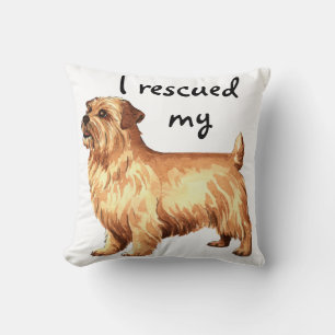 Rescue Norfolk Terrier Kissen