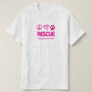 Rescue "Rett eins nach dem anderen" (pink) T-Shirt