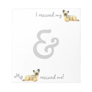 Rescue Skye Terrier Notizblock
