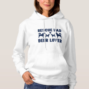 Rescue Vater Beer Lover Hoodie