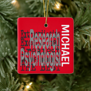 Research Psychologist Außerordentliche CUSTOM Keramikornament