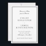 Reserva La Fecha Elegant Klassisches Spanisch Save The Date<br><div class="desc">Reserva La Fecha Elegant Classic Spanisch Save the Date Einladungskarte en espanol</div>