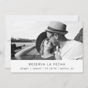 Reserva La Fecha Foto Minimalistische Spanische Ho Save The Date