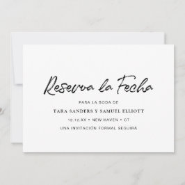 Reserva la Fecha Simple Modernes Spanisch Save The Date