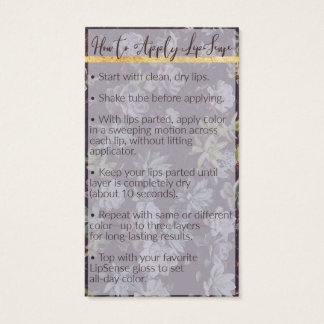 Reserviert für Amy ~LipSense Application & Tips Ca