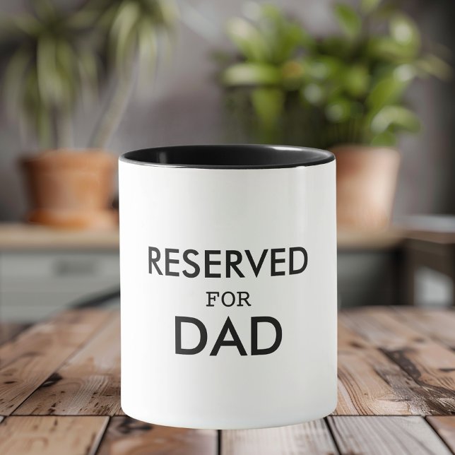 Reserviert für Vater Tasse | Personalisierter Vate (Von Creator hochgeladen)