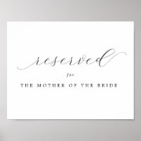 Reserviert | Mutter der Braut-Hochzeitssymbol