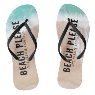 Reservierte ozeanische Strandgeschenke Sommer lust Flip Flops