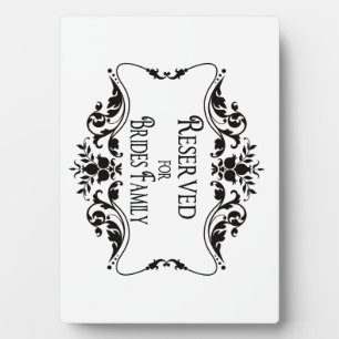 Reservierte Tabellenzeichen Fotoplatte