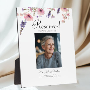 Reservierter Sitz - Fotodenkmal-Hochzeit Fotoplatte