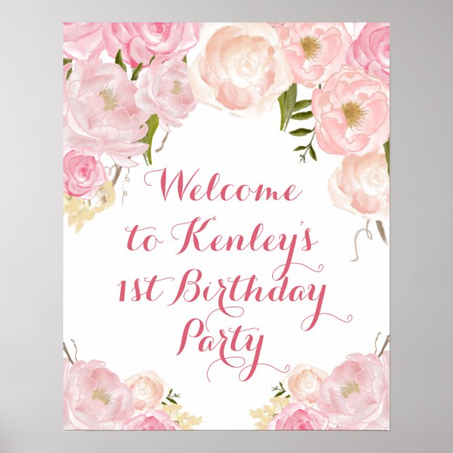 Reserviertes Hochzeitsszeichen Poster (Vorne)