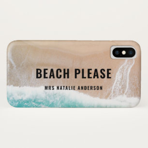 Reserviertes Strandgeschenk Sommer lustige Typogra Case-Mate iPhone Hülle