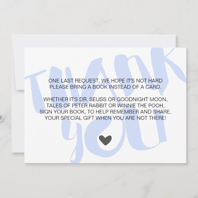 Reservierungskarte für Babydusche Einladung (Vorderseite)