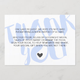 Reservierungskarte für Babydusche Einladung