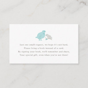 Reservierungskarte für Mama- und Babyvögel Begleitkarte