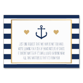 Reservierungskarte für Nautic Baby Shows - Ankerpl Tischnummer