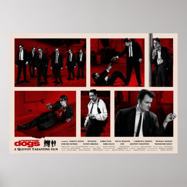 Reservoir Dogs Movie Design Poster (Vorne)