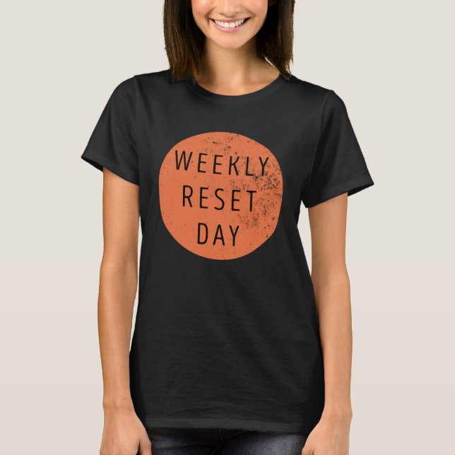 Reset Day 1 T-Shirt (Vorderseite)