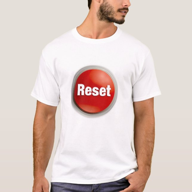 Reset-Taste T-Shirt (Vorderseite)
