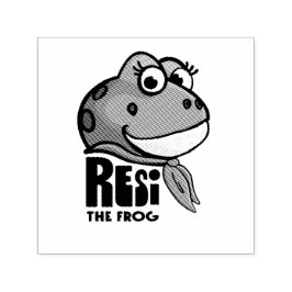 Resi the Frog  Permastempel