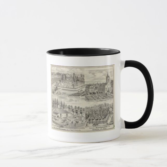 Residence Milton Thornburgh Fayette Co Tasse (Rechts)