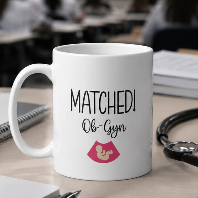 Residency Match Day Frauenheilkunde Kaffeetasse (Von Creator hochgeladen)