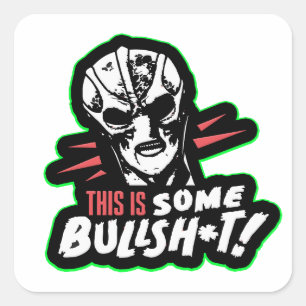 Resident Alien Quadratischer Aufkleber