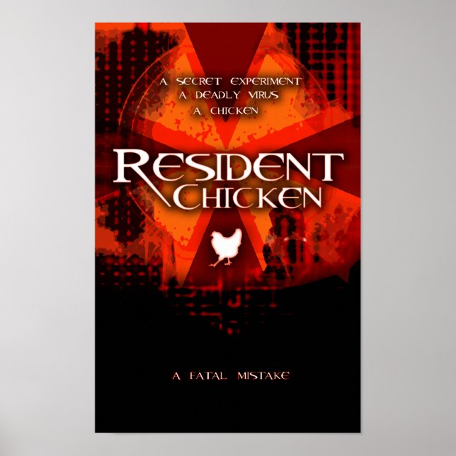 RESIDENT CHICKEN POSTER (Vorne)
