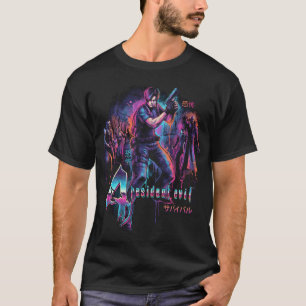 Resident Evil 4 Cover Art Japanische Kanji Leon s T-Shirt