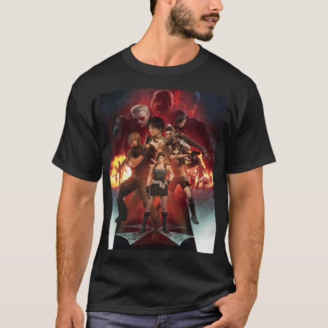 Resident Evil Geschenk Freunde T-Shirt (Vorderseite)