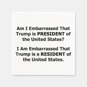 Resident Trump Serviette