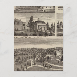 Residenz in Hutchinson, Minnesota Postkarte