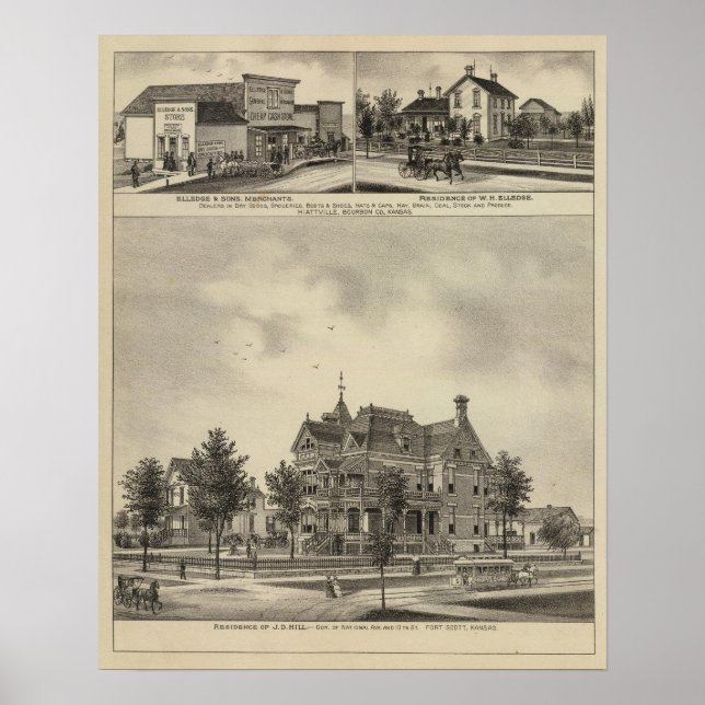 Residenz JD Hill, Kansas Poster (Vorne)