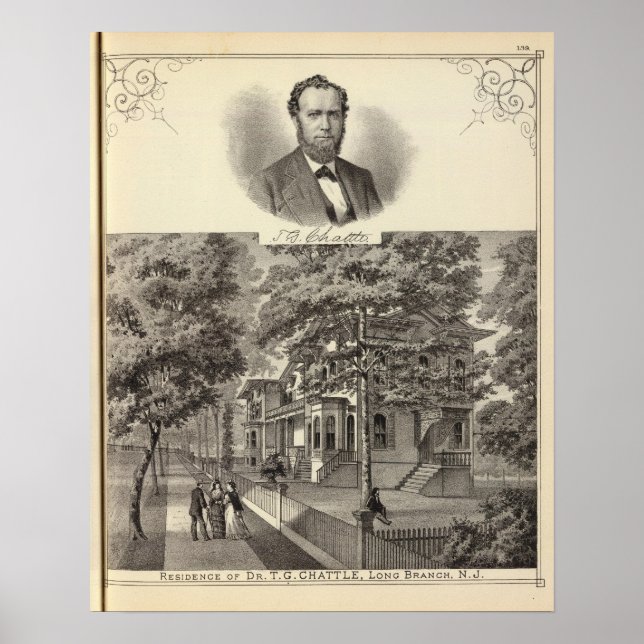 Residenz von Dr. TG Chattle, Zweigstelle Long Poster (Vorne)