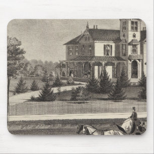 Residenz von James G Gowdy, Toms Fluss, NJ Mousepad