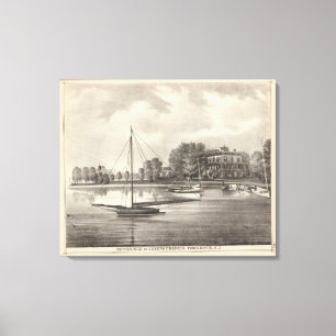 Residenz von Joseph Francis, Toms Fluss, NJ Leinwanddruck