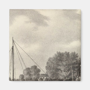 Residenz von Joseph Francis, Toms Fluss, NJ Magnet