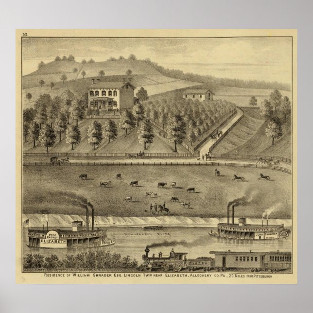 Residenz William Schrader Poster (Vorne)