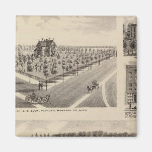 Residenzen, Bauernhof, Minnesota Magnet