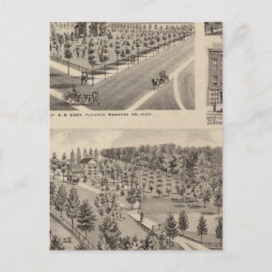 Residenzen, Bauernhof, Minnesota Postkarte