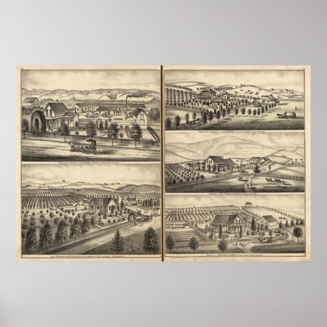 Residenzen CP Hatch, Wm Sexton, JM Freeman Poster (Vorne)