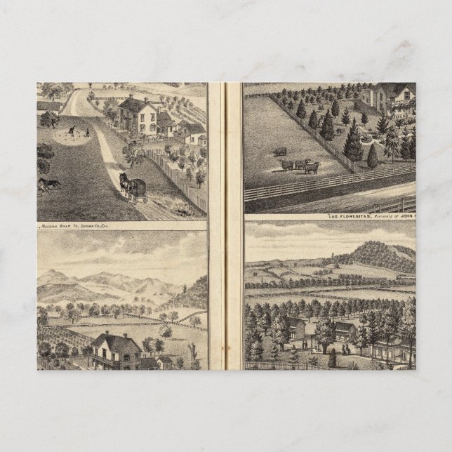 Residenzen Franklin Bedwell Postkarte (Vorderseite)