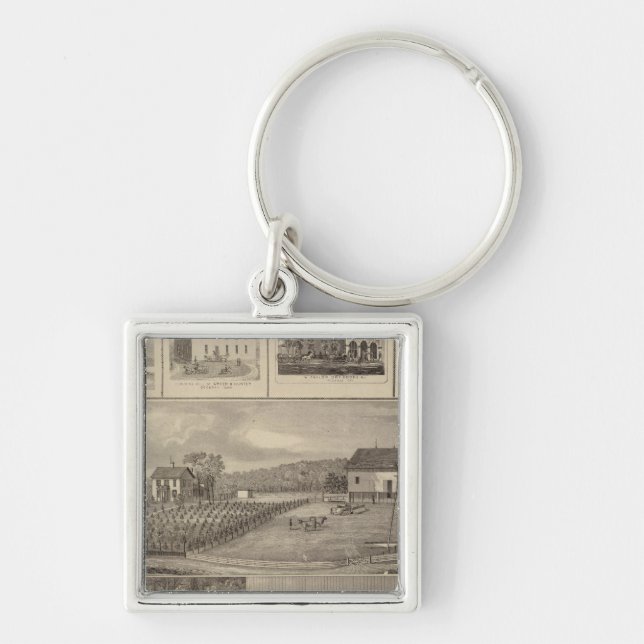 Residenzen, Gebäude & Kirchen Schlüsselanhänger (Vorne)