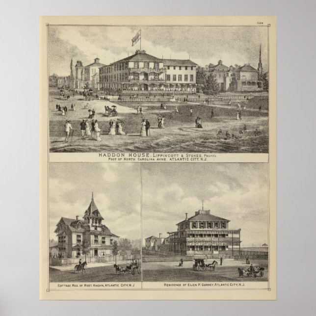 Residenzen Haddon House, Kaighn und Gurney Poster (Vorne)