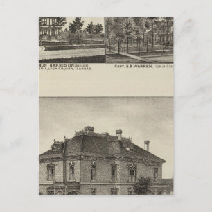 Residenzen in Kansas Postkarte