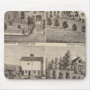 Residenzen in Rochester und in Dodge, Minnesota Mousepad
