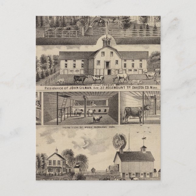 Residenzen, Minnesota 4 Postkarte (Vorderseite)